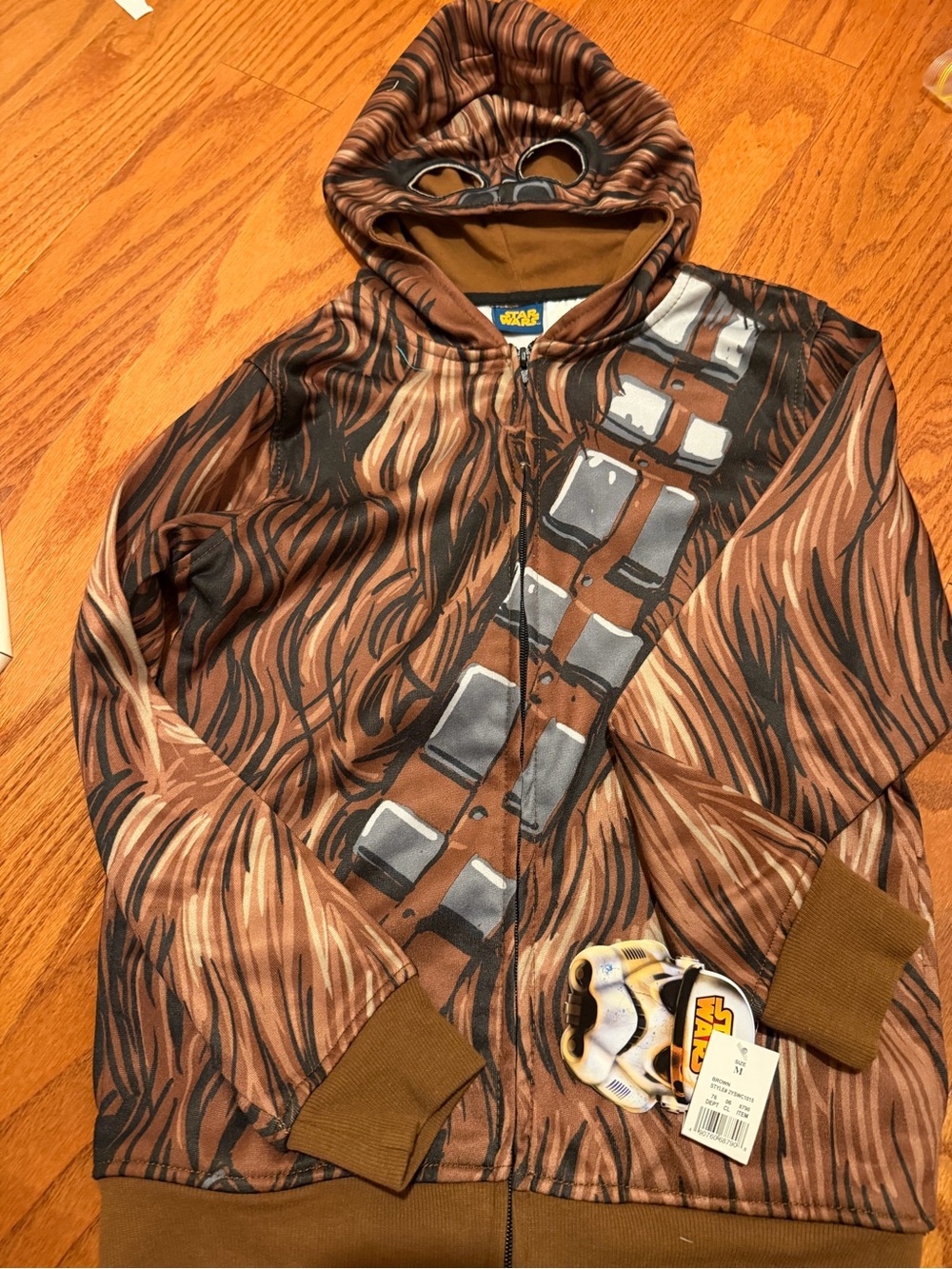 Star Wars Chewbacca Kids' Brown Hooded Jacket XS